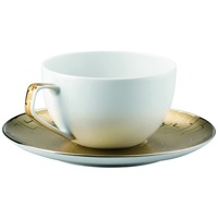 Rosenthal Tasse TAC Gropius Skin Gold Kombitasse 2tlg., Porzellan