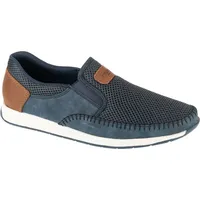 Rieker Herren Slipper in Blau, Größe 40 - Dunkelblau
