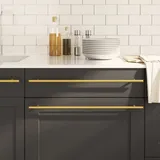 vidaXL Möbelgriffe 20 Stk. Golden 480 mm Edelstahl - Gold