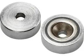 Flachgreifermagnet mit Bohrung, Neodym,⌀ 32 mm