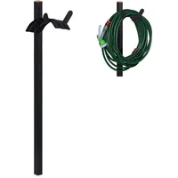 Relaxdays Stehender Schlauchhalter 107,5 cm schwarz