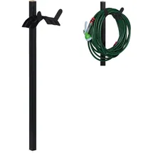 Relaxdays Stehender Schlauchhalter 107,5 cm schwarz