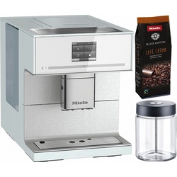 Miele Kaffeevollautomat CM7350 CoffeePassion, inkl. Milchgefäß, Kaffeekannenfunktion weiß