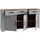 Forte Bohol 166 x 87,2 x 42 cm grau / Weiß