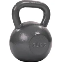 Sport-Thieme Kettlebell Hammerschlag. lackiert. Grau Gewichtheben Unisex Grau grau