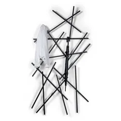 Design Garderobenpaneel aus Stahl Industrial Style