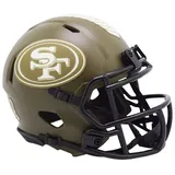 Riddell Speed Mini Football Helm Salute San Francisco 49ers