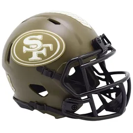 Riddell Speed Mini Football Helm Salute San Francisco 49ers
