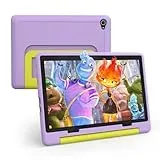 Freeski Kinder Tablet 10.1 Zoll, Tablet für Kinder Android 14 Kleinkind Tablet mit Kindersicherung Kinder APP, 8GB RAM+64GB ROM+1TB Erweiterbar, 5MP+8MP, 5000mAh, Wi-Fi, Bluetooth, Type-C (Lila)