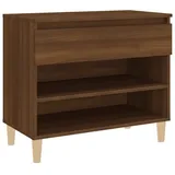 furnicato Schuhschrank Schuhregal Braun Eichen-Optik 70x36x60 cm Holzwerkstoff (1-St) - 2 Jahre Gewährleistung - mind. 14 Tage Rückgaberecht - Braun