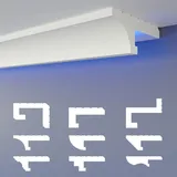 heximo LED-Schattenfugenprofil Stuckleisten 20,4 m