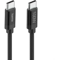 Hama Ladekabel Fabric, USB-C - USB-C, 100W, 1,5 m,