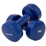 Tunturi Kurzhanteln Vinyl 4 kg Blau