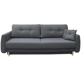 SUN GARDEN Schlafsofa Stoff 2-Sitzer Grau