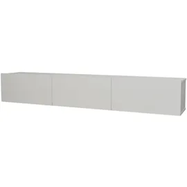 moebel17 Damla TV-Lowboard 180x29,5x29,5 cm Weiß Melamin