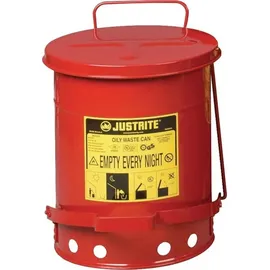 ASECOS Sicherheitssammelbehälter 20 l Stahlblech D300xH400mm Rot