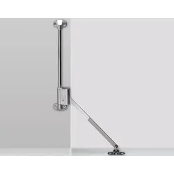 HETTICH Klappenhalter Klassik D mit Lager L 258 D Stahl vernickelt ( 8000608947 )