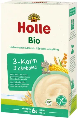 Holle Vollkorngetreidebrei Bio 3-Korn 250g