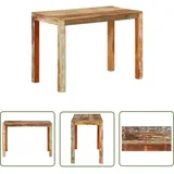 The Living Store - Esstisch 110x55x76 Cm Altholz Massiv - Esstisch - Holzmöbel - Landhaus Stil - Vintage Tisch - Recyclingmöbel