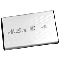1000GB 2,5 Zoll Retail Festplatte extern USB 2.0+3.0 SATA HDD ALU 1TB