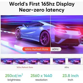 xppen Artist 24 Pro (Gen2) 165Hz Grafiktdisplay+ 2 Stk. X3 Stift, 24 Zoll Grafiktablett - Schwarz