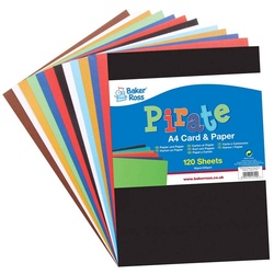 Piraten Pappe & Papier Set  (pro Set 120) Bastelbedarf Pappe & Papier