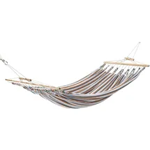 Chico Doppel-Stabhängematte wetterfest beige-bunt / 2 Personen 350 x 190 250...