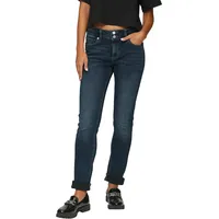 QS Jeans Catie – Slim fit Mid Rise, Slim Leg, - blau - 42/32