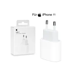 Apple iPhone 11 MHJE3ZM/A Ladegerät 20W USB‐C Power Adapter