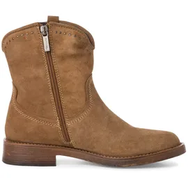 TAMARIS Damen Stiefelette Leder bequem; CAMEL, EU