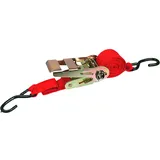 TopTools Spanngurt mit Ratschenfunktion 6 m Rot