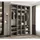 abiks möbel Drehtürenschrank COMO 170 x 245,5 x 50 cm Gold