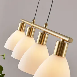 LINDBY Simeon 3-flg. 72,5 cm Glas gold