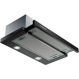 Klarstein Dunstabzugshaube 60cm, Abluft-Dunstabzugshaube mit Spülmaschinenfestem Filter aus Aluminium, Leise Abzugshaube Abluft, 305m3/h Luftstrom, Effiziente Wandhauben mit LEDs - Touch Controls