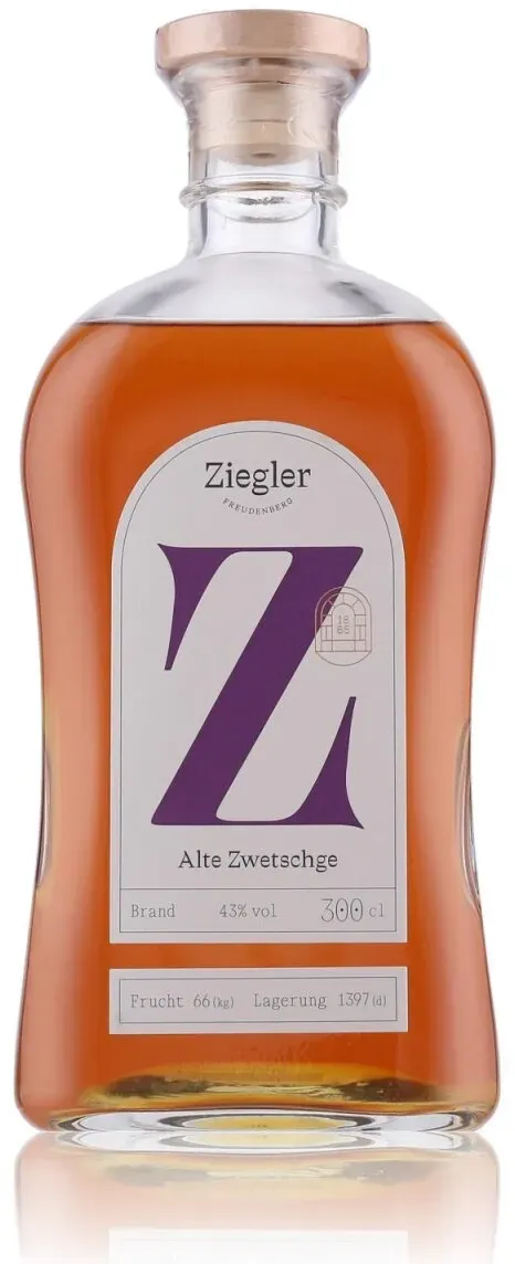 Ziegler Alte Zwetschge Edelbrand 43% Vol. 3l