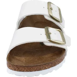 Birkenstock Arizona Birko-Flor Lack schmal patent white 37