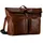 LEONHARD HEYDEN Porto Messenger Leder 38 cm braun