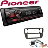 Pioneer 1-DIN Autoradio USB AUX Android Einbauset für Seat Mii ab 2011 schwarz