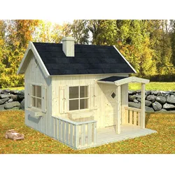 PALMAKO Spielhaus BxHxT: 267 x 219 x 272 cm, natur - braun