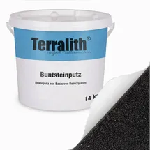 Terralith Buntsteinputz Mosaikputz 2 mm 15 kg schwarz