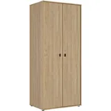 Gami Kleiderschrank 2-türig 86 x 200 x 58 cm Braun