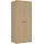 Gami Kleiderschrank 2-türig 86 x 200 x 58 cm Braun