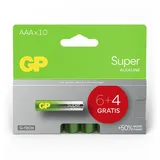 GP Super Micro (AAA)-Batterie Alkali-Mangan 1.5V 10St.