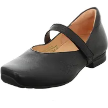 THINK! Gaudi chromfrei gegerbte nachhaltige Halbschuhe, schwarz - Gr.: 41