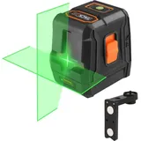 Tacklife SC-L07G, Linienlaser, 30 m grüner Kreuzlinienlaser, 110° unabhängiger heller Laser, IP54 wasserdicht, selbstnivellierend, 360°