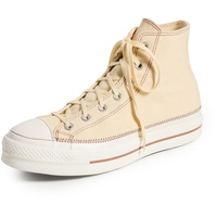 Converse Chuck Taylor All Star Lift PLATFORM Contrast Stitching in Beige, 39