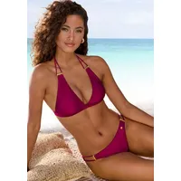 JETTE Triangel-Bikini »Giulia«, mit goldfarbener Glanzbeschichtung und Accessoires, Gr.