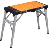 Metafranc Werkbank MDF 125 x 85 x 52 cm Grau/Schwarz/Orange