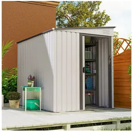 Outsunny Gerätehaus 2,81 x 2,06 m Anthrazit