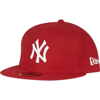 New York Yankees MLB Basic Red 59Fifty Basecap - 7 1/2-60cm (XL)